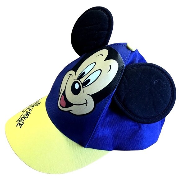 DISNEY- KIDS MICKEY MOUSE EMBROIDED YOUTH BASEBALL HAT ADJUSTABLE BACK CLOSURE - Picture 2 of 5